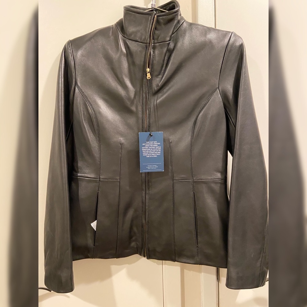 Ladies leather jacket